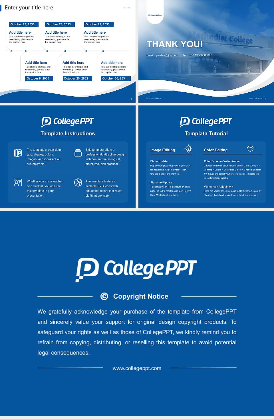 Methodist College Lecture Sharing and Networking Event PPT Template4:3 ratio PPT effect preview image4