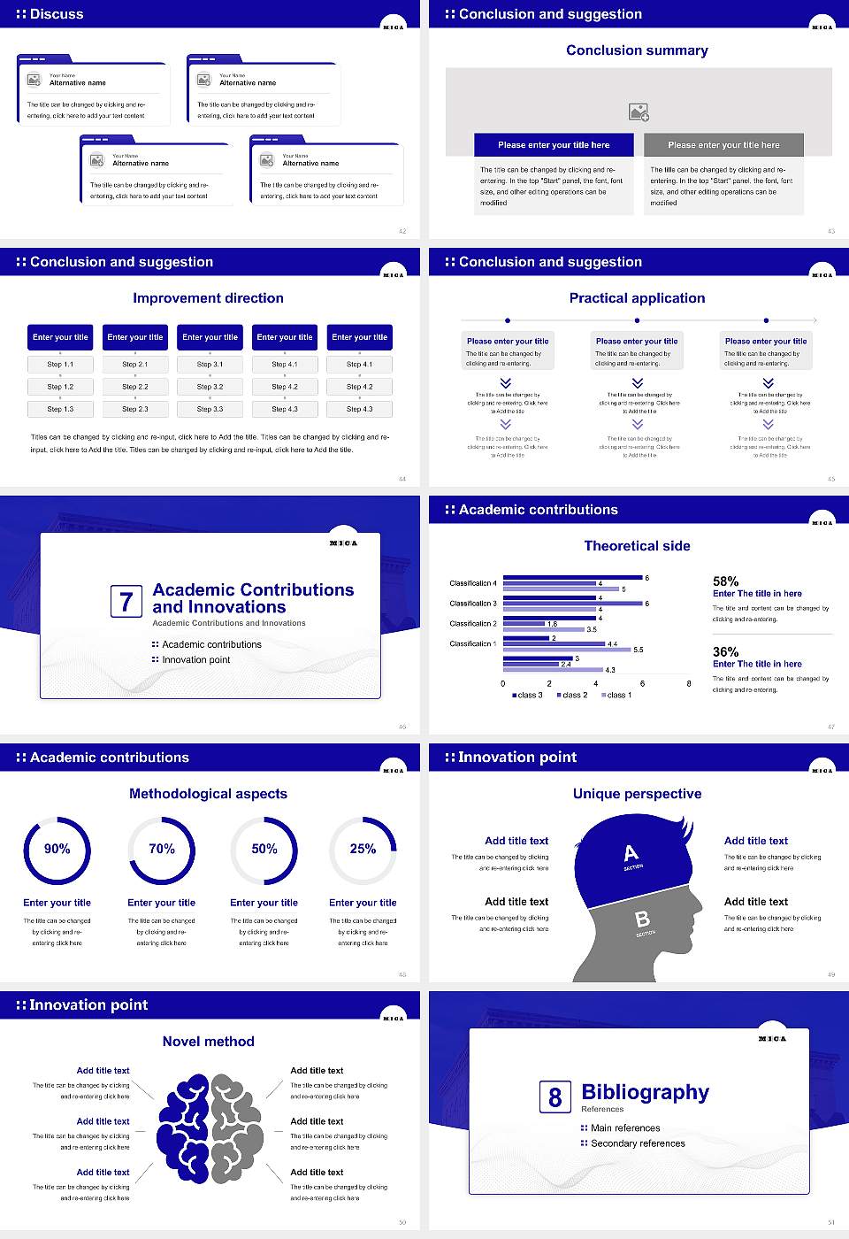 Maryland Institute College of Art Graduation Thesis Defense PPT Template16:9 ratio PPT effect preview image6