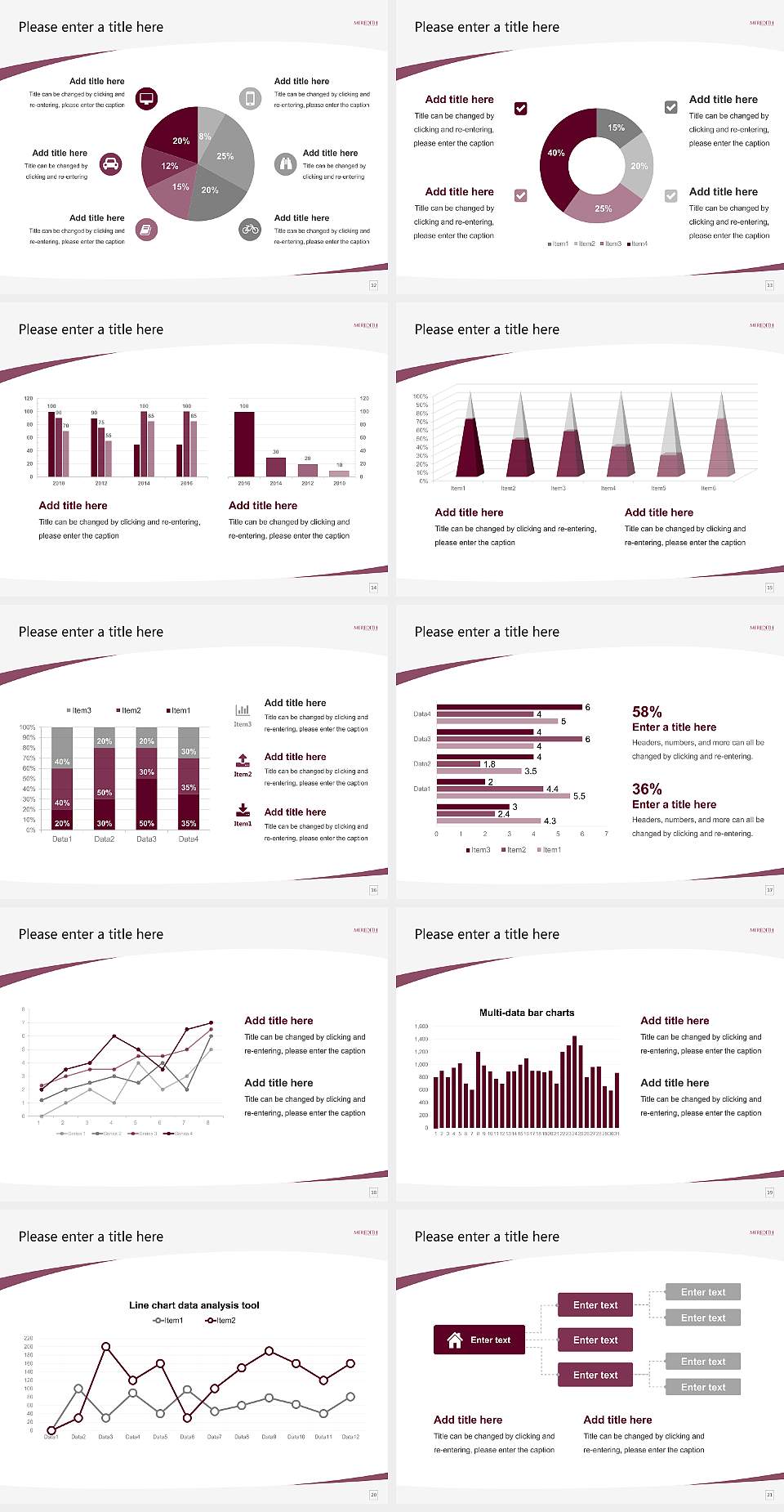Meredith College Course/Courseware Creation PPT Template4:3 ratio PPT effect preview image3