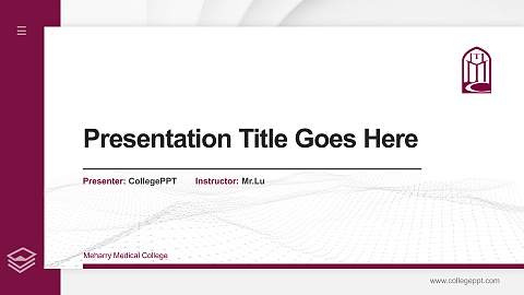 Meharry Medical College Thesis Proposal/Graduation Defense PPT Template