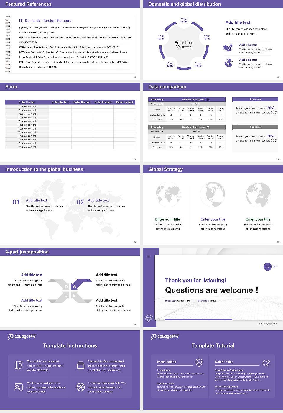 Maryland University of Integrative Health Thesis Proposal/Graduation Defense PPT Template16:9 ratio PPT effect preview image4