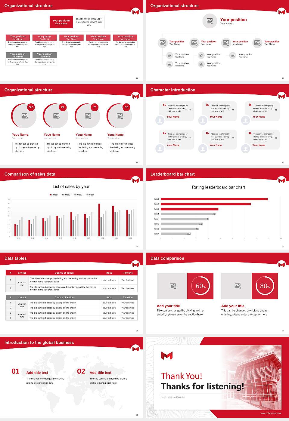 Maryville University of Saint Louis Academic Presentation/Research Findings Report PPT Template16:9 ratio PPT effect preview image4