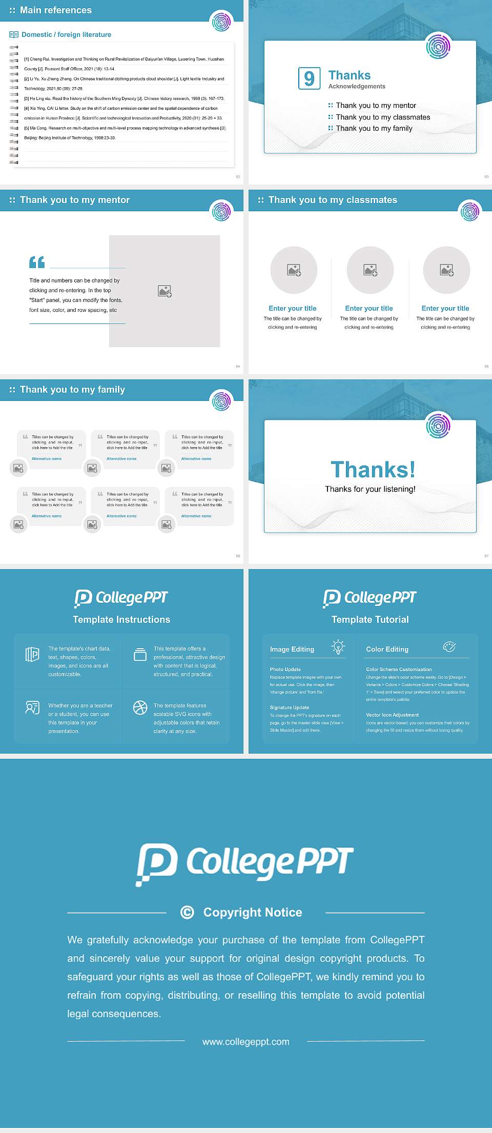 Mccormick Theological Seminary Graduation Thesis Defense PPT Template4:3 ratio PPT effect preview image7