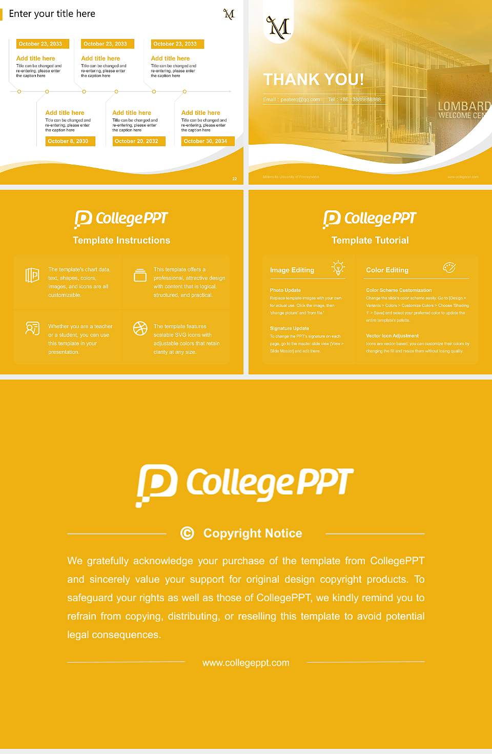 Millersville University of Pennsylvania Lecture Sharing and Networking Event PPT Template4:3 ratio PPT effect preview image4