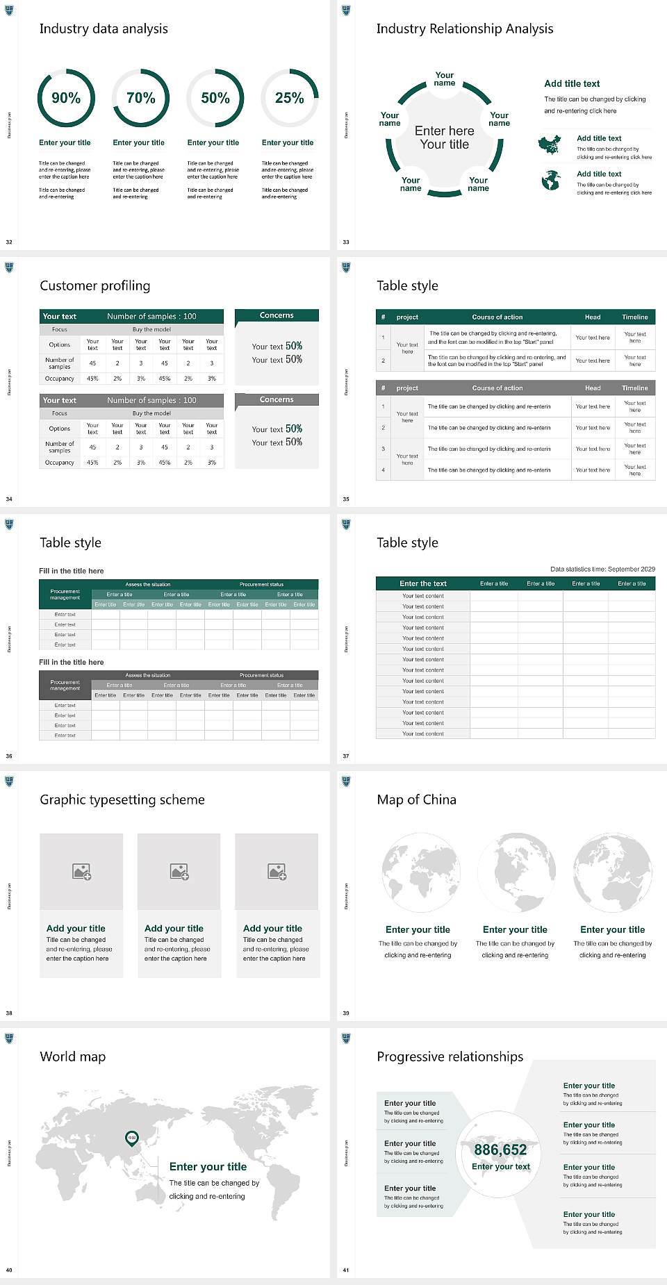 Mercyhurst University Competition/Entrepreneurship Contest PPT Template4:3 ratio PPT effect preview image5