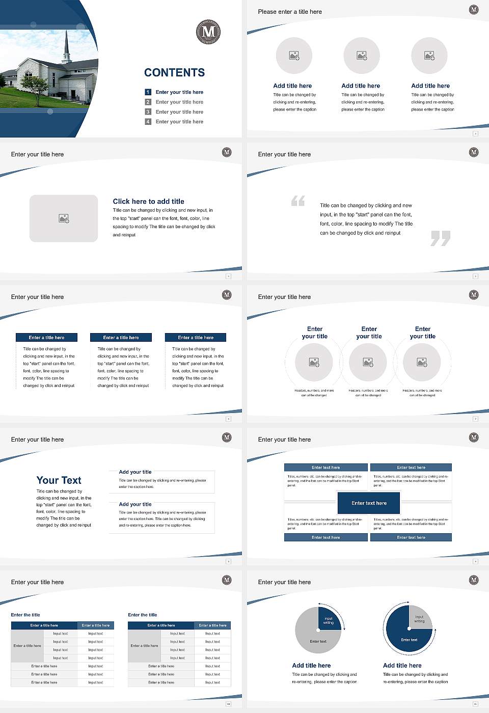 Midwestern Baptist Theological Seminary Course/Courseware Creation PPT Template16:9 ratio PPT effect preview image2