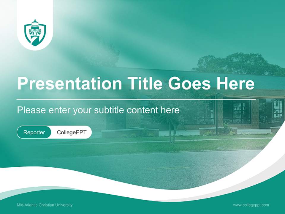 Mid-Atlantic Christian University Lecture Sharing and Networking Event PPT Template4:3 ratio PPT effect preview image4