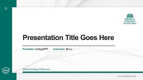 Medical College of Wisconsin Thesis Proposal/Graduation Defense PPT Template