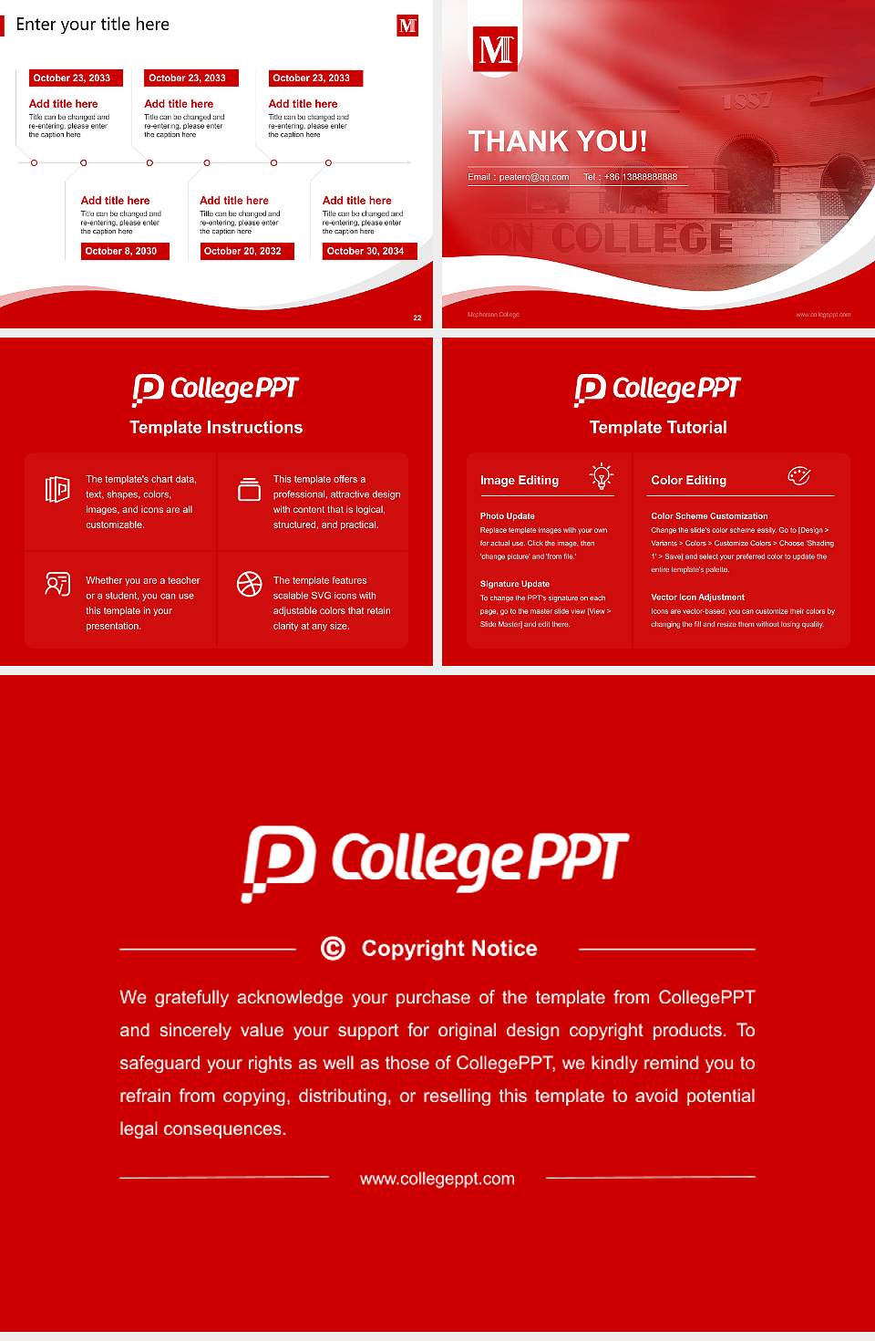 Mcpherson College Lecture Sharing and Networking Event PPT Template4:3 ratio PPT effect preview image4