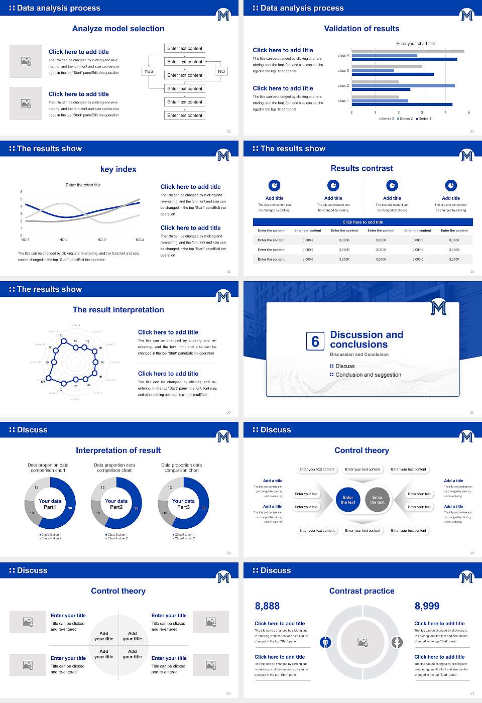 Mercy University – Manhattan Campus Graduation Thesis Defense PPT Template16:9 ratio PPT effect preview image5