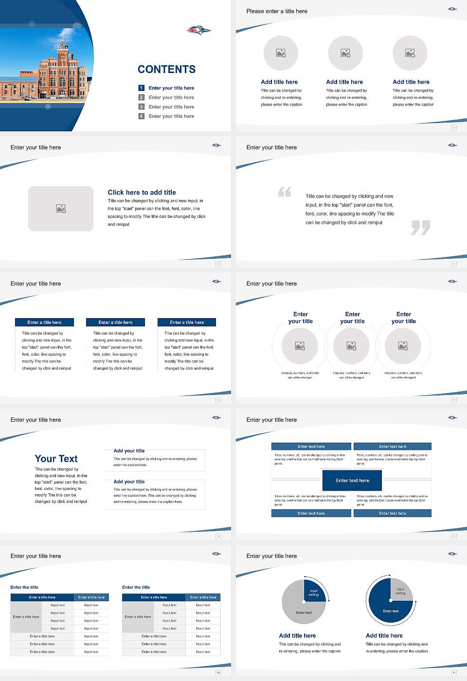 Metropolitan State University of Denver Course/Courseware Creation PPT Template16:9 ratio PPT effect preview image2