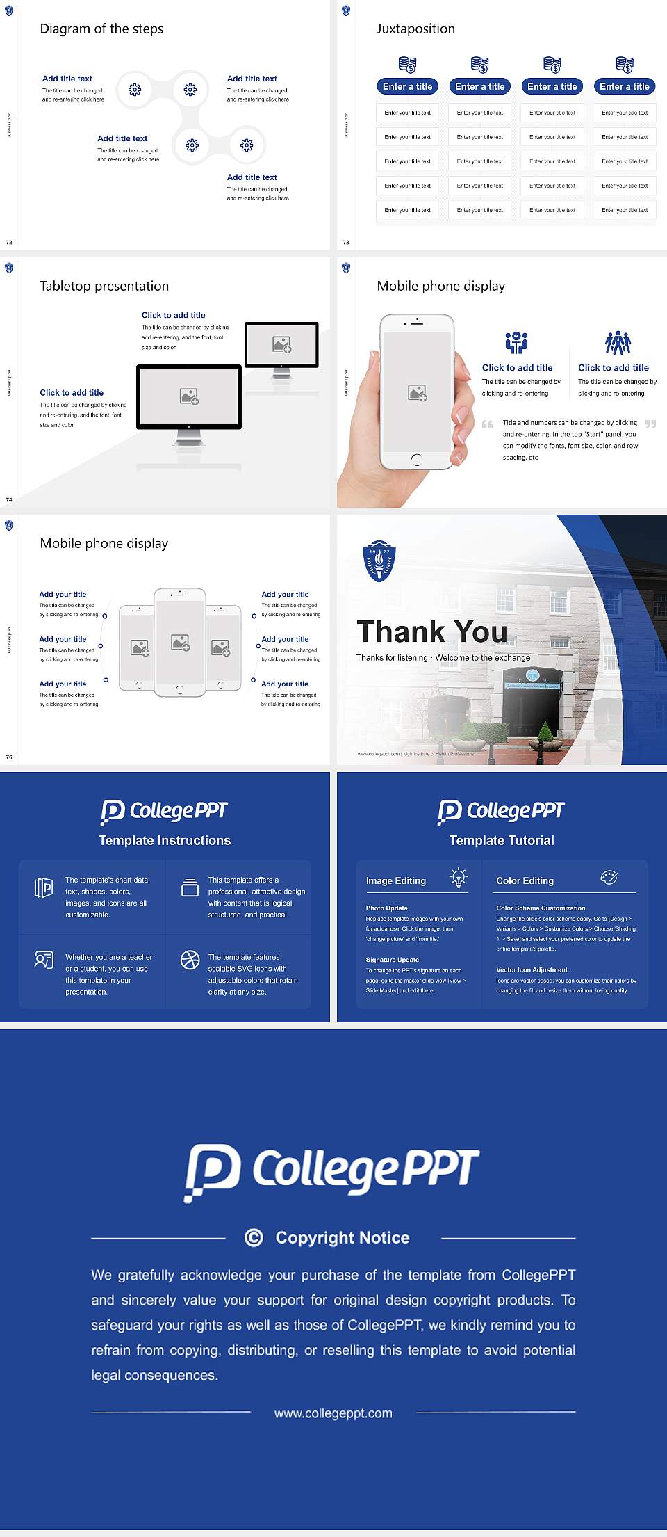 Mgh Institute of Health Professions Competition/Entrepreneurship Contest PPT Template4:3 ratio PPT effect preview image9