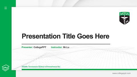 Middle Tennessee School of Anesthesia Inc Thesis Proposal/Graduation Defense PPT Template