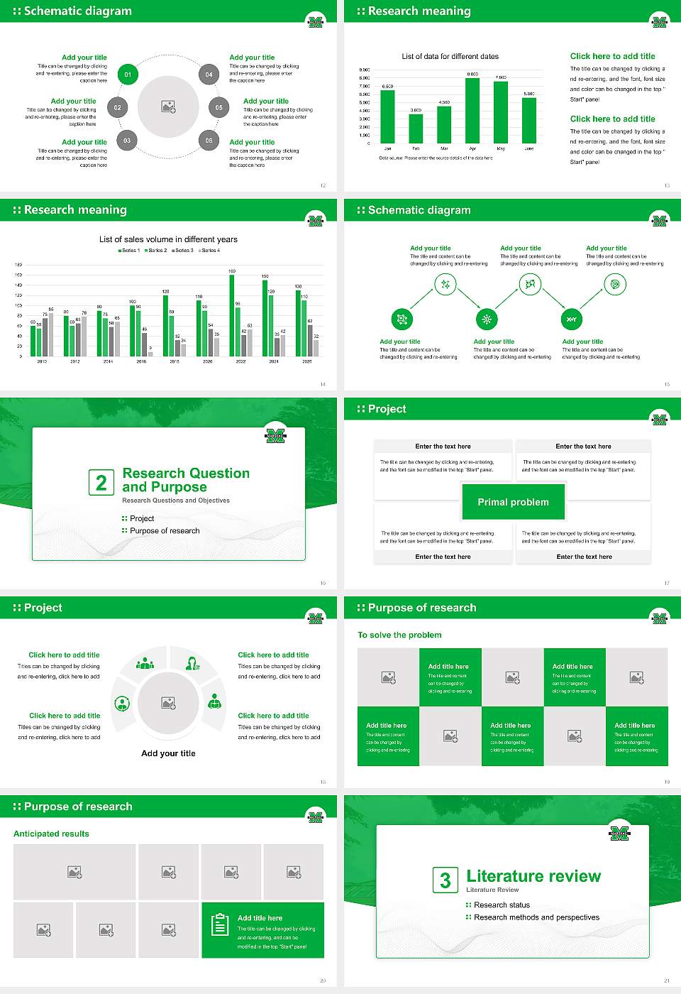 Marshall University Graduation Thesis Defense PPT Template16:9 ratio PPT effect preview image3