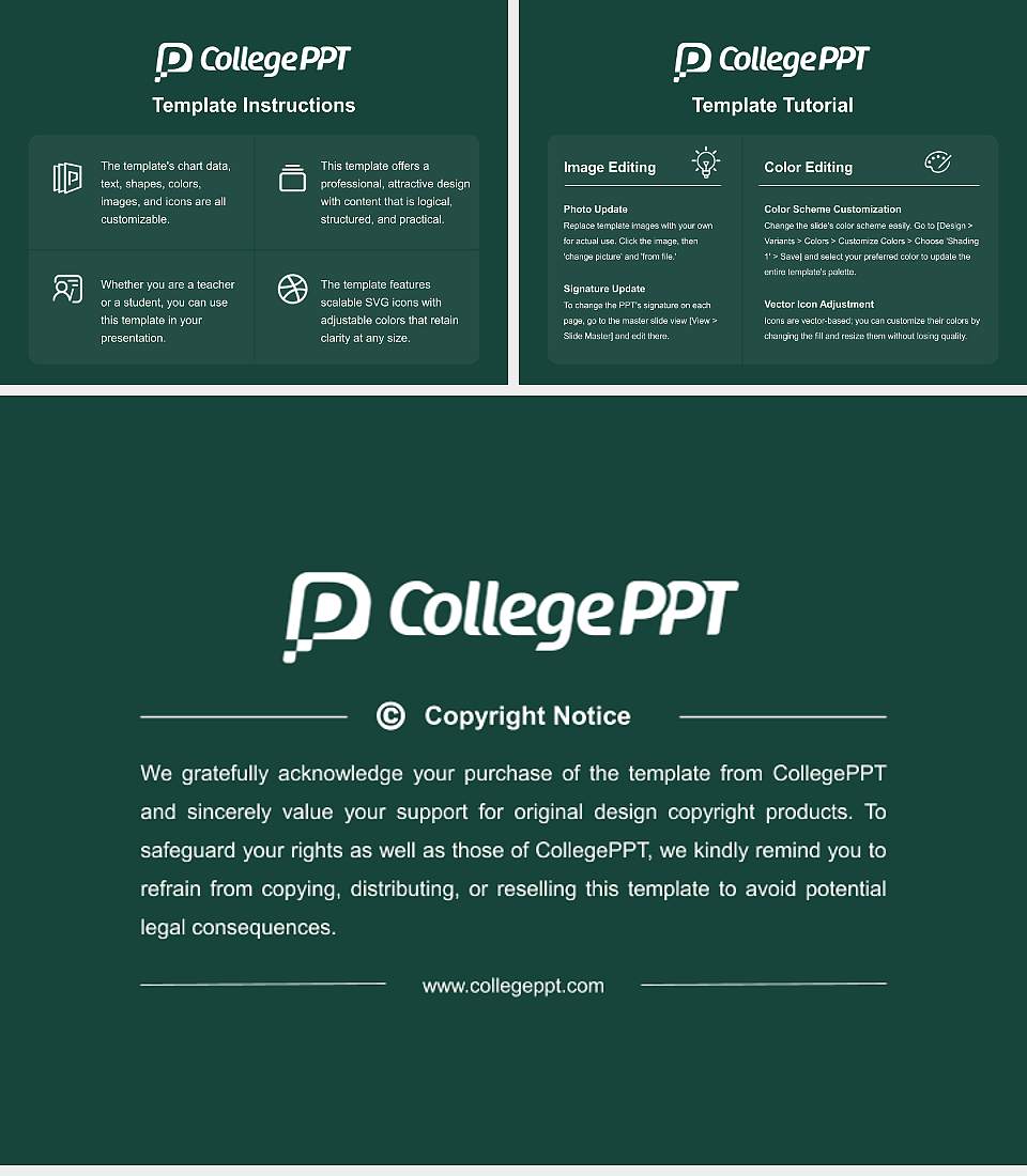 Michigan State University Course/Courseware Creation PPT Template4:3 ratio PPT effect preview image5