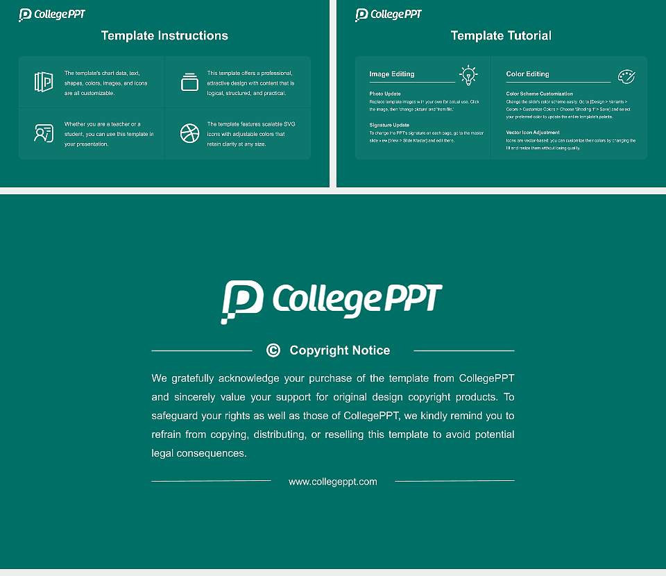 Medical College of Wisconsin Course/Courseware Creation PPT Template16:9 ratio PPT effect preview image5