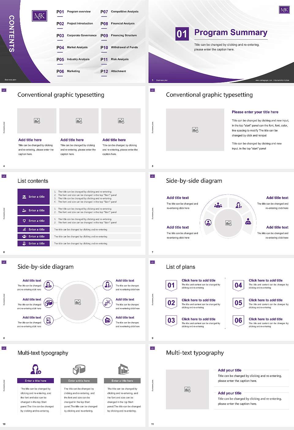 Mckendree University Competition/Entrepreneurship Contest PPT Template16:9 ratio PPT effect preview image2