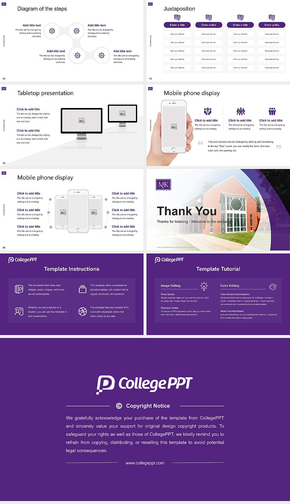 Mckendree University Competition/Entrepreneurship Contest PPT Template16:9 ratio PPT effect preview image9