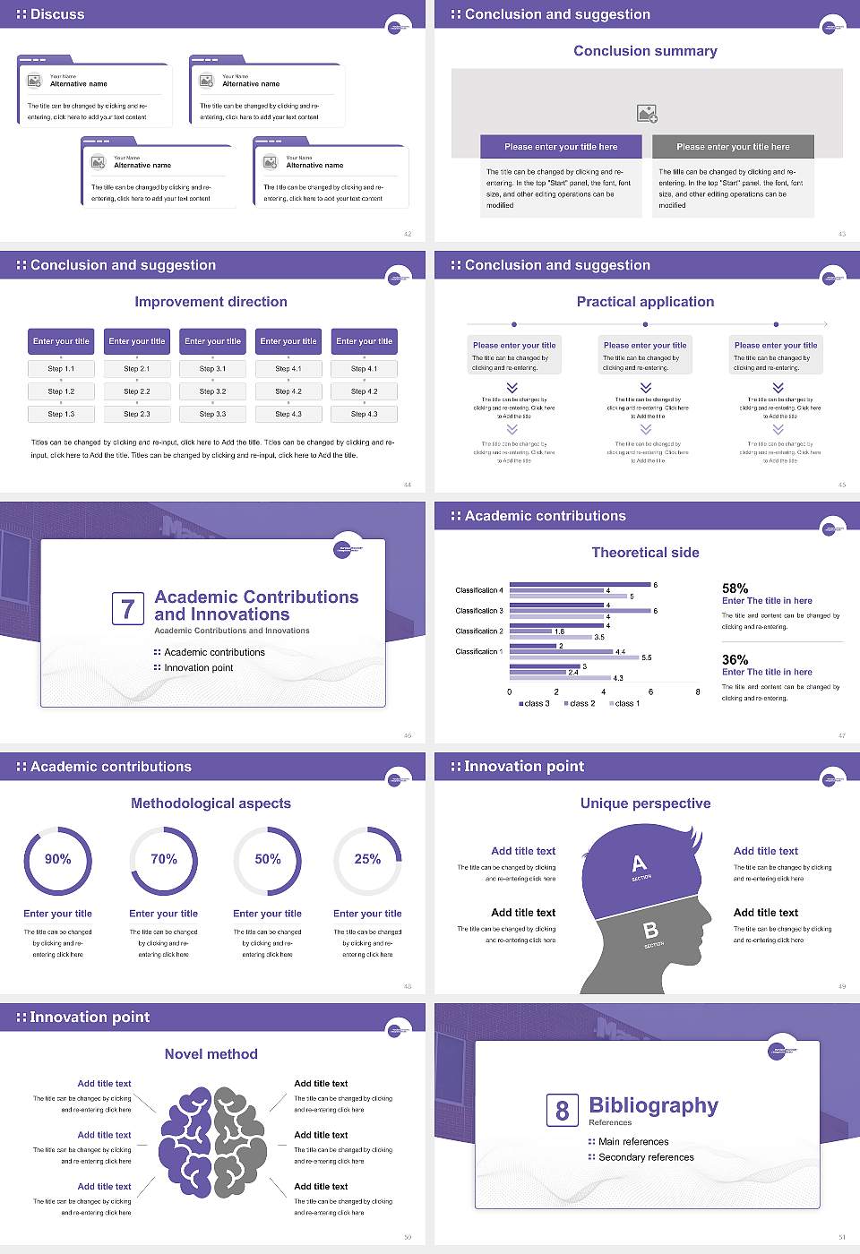 Maryland University of Integrative Health Graduation Thesis Defense PPT Template16:9 ratio PPT effect preview image6