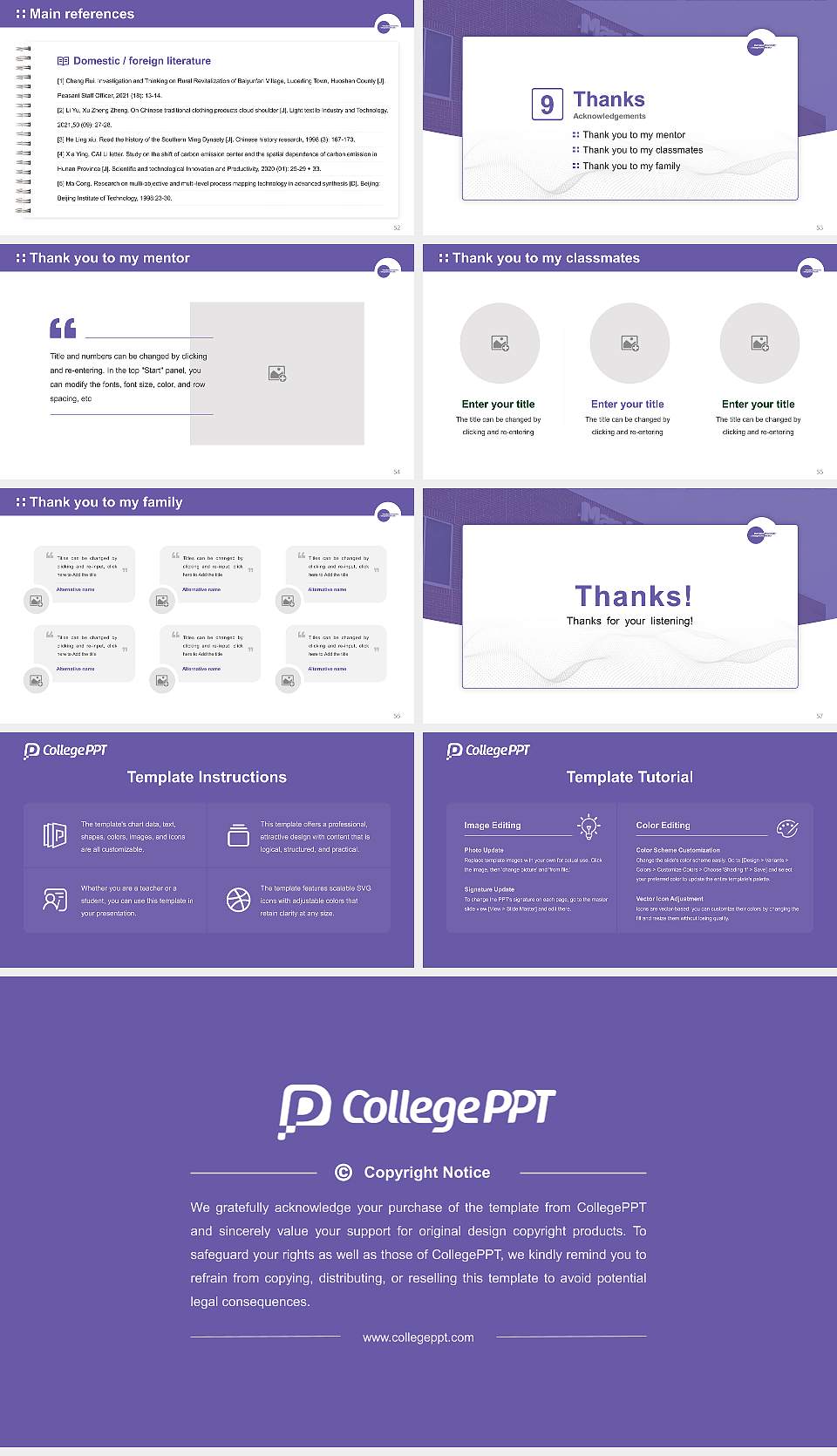 Maryland University of Integrative Health Graduation Thesis Defense PPT Template16:9 ratio PPT effect preview image7