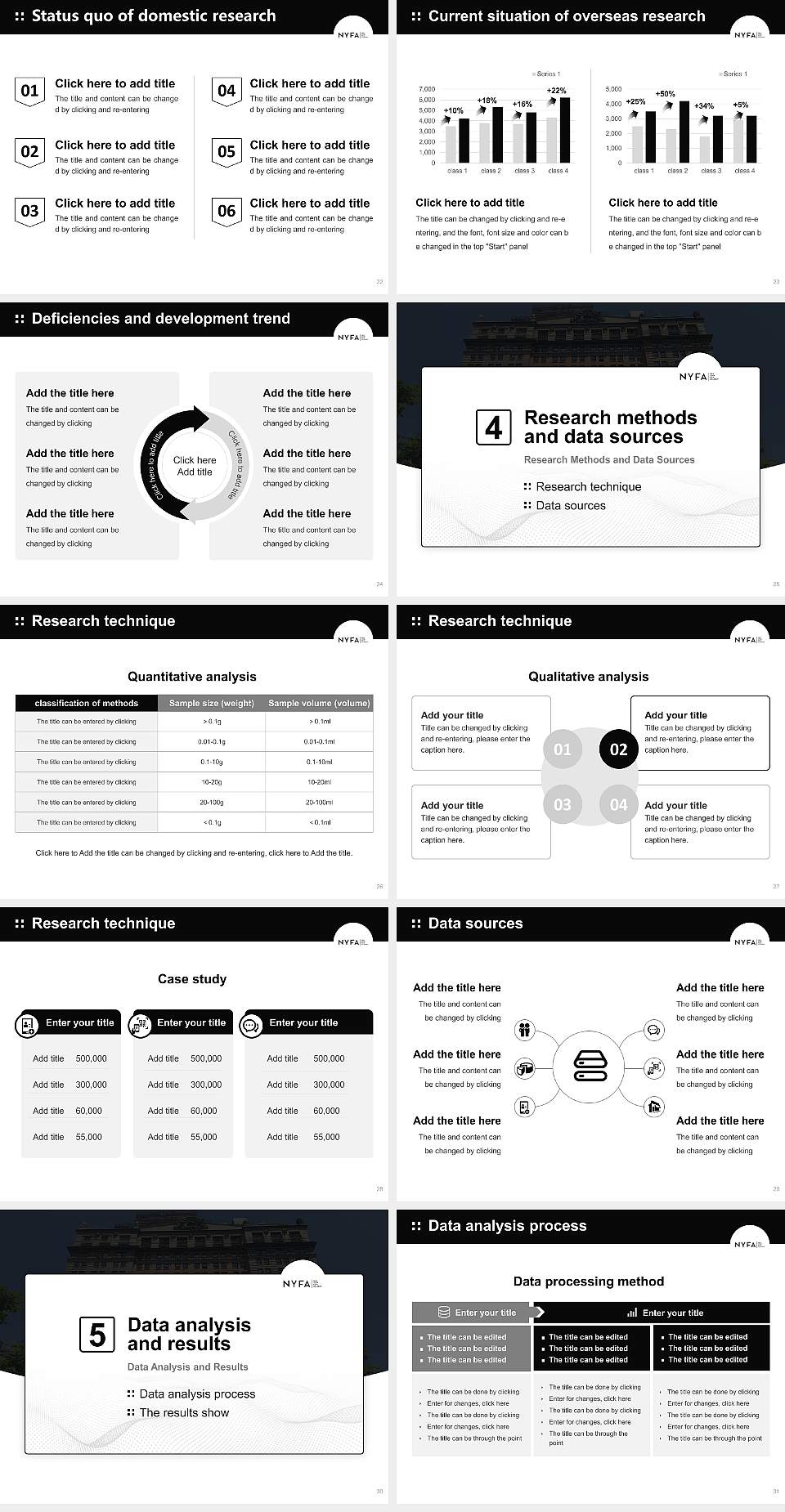 New York Film Academy Graduation Thesis Defense PPT Template4:3 ratio PPT effect preview image4