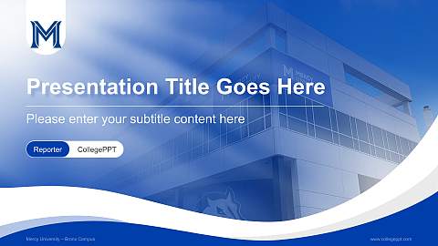 Mercy University – Bronx Campus Lecture Sharing and Networking Event PPT Template