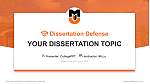 Milligan University Graduation Thesis Defense PPT Template