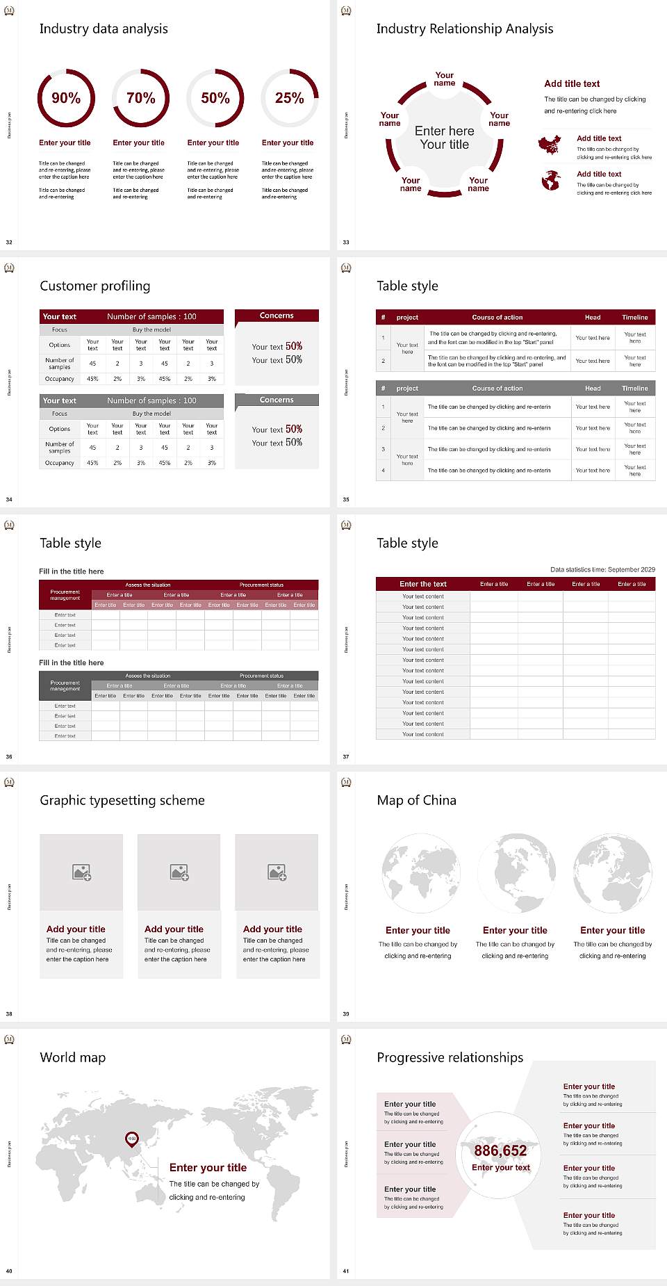 Martin University Competition/Entrepreneurship Contest PPT Template4:3 ratio PPT effect preview image5