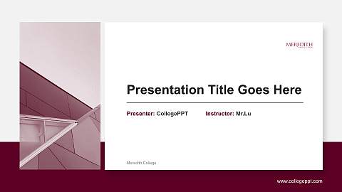 Meredith College General Purpose PPT Template