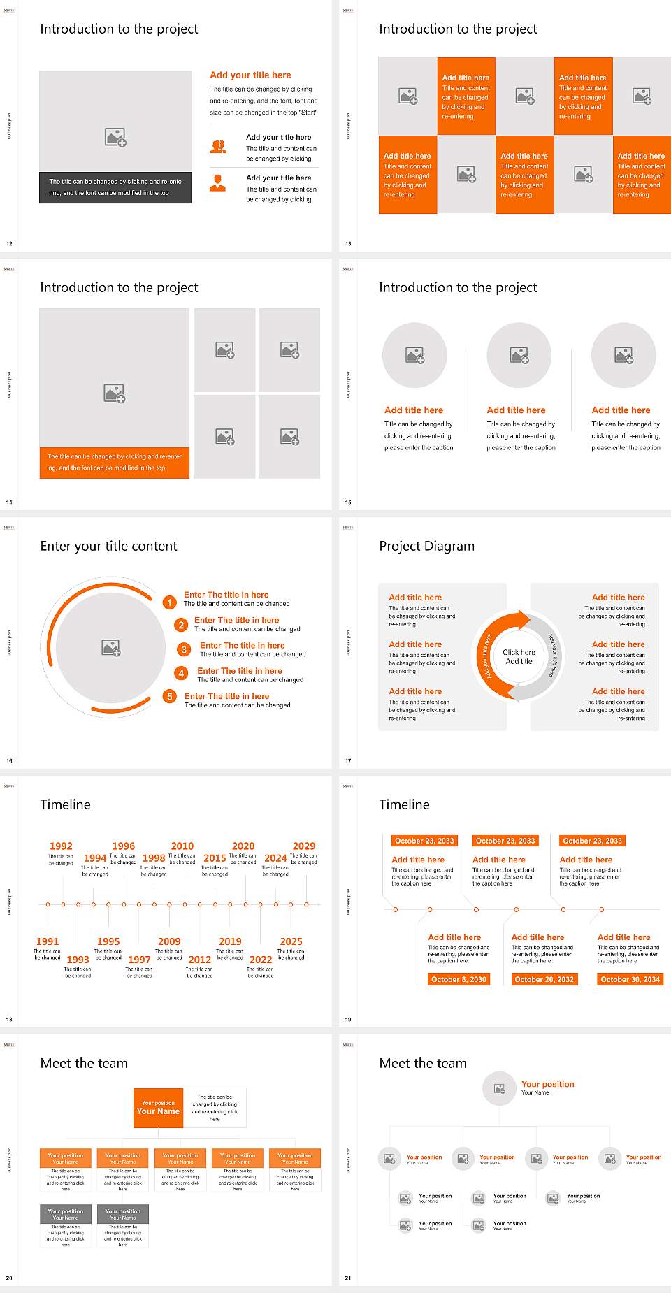 Mercer University Competition/Entrepreneurship Contest PPT Template4:3 ratio PPT effect preview image3