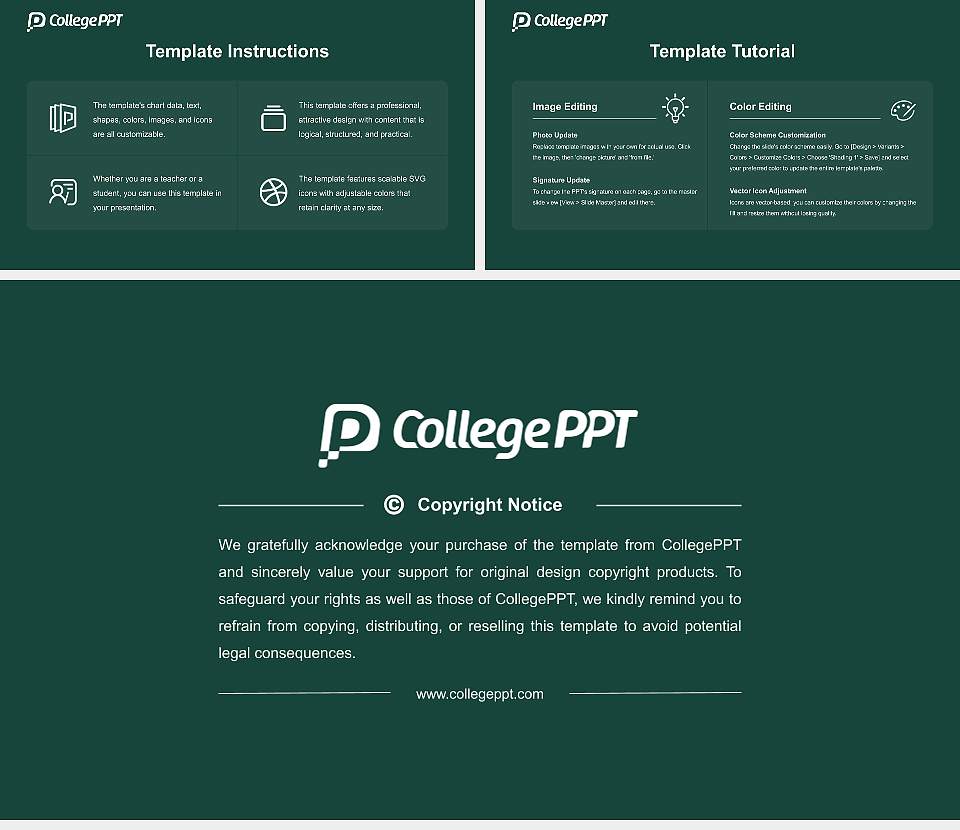 Michigan State University Academic Presentation/Research Findings Report PPT Template16:9 ratio PPT effect preview image5