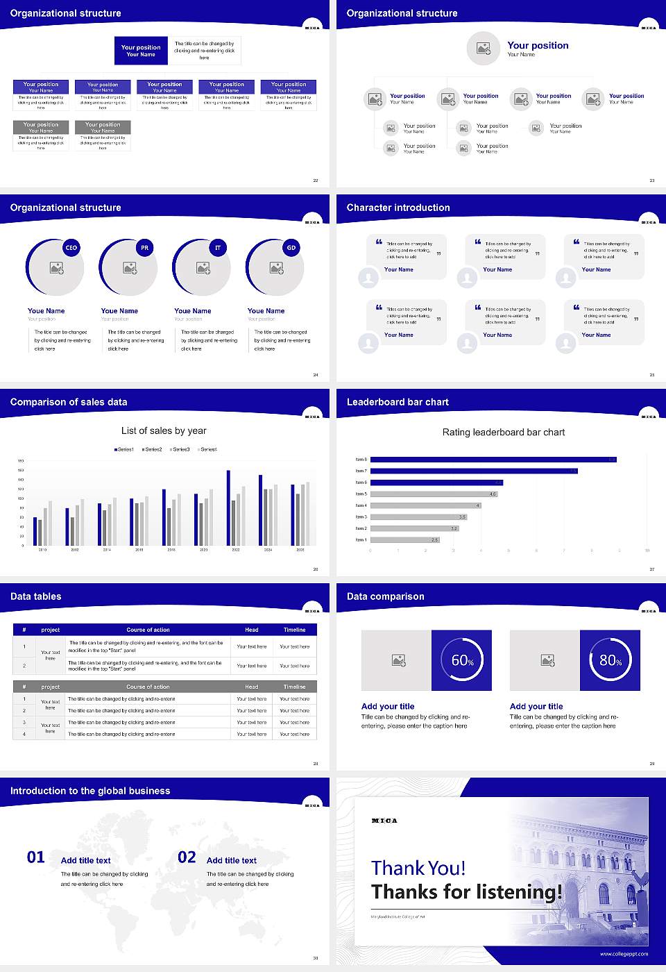 Maryland Institute College of Art Academic Presentation/Research Findings Report PPT Template16:9 ratio PPT effect preview image4