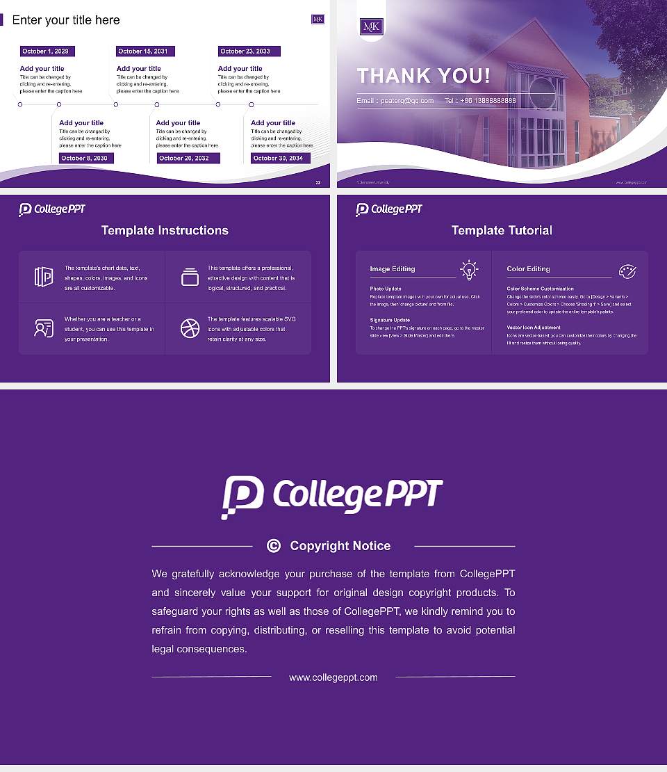 Mckendree University Lecture Sharing and Networking Event PPT Template16:9 ratio PPT effect preview image4
