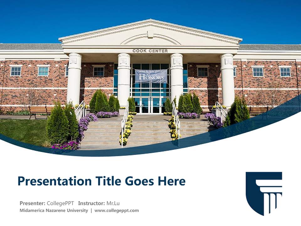Midamerica Nazarene University Course/Courseware Creation PPT Template4:3 ratio PPT effect preview image5