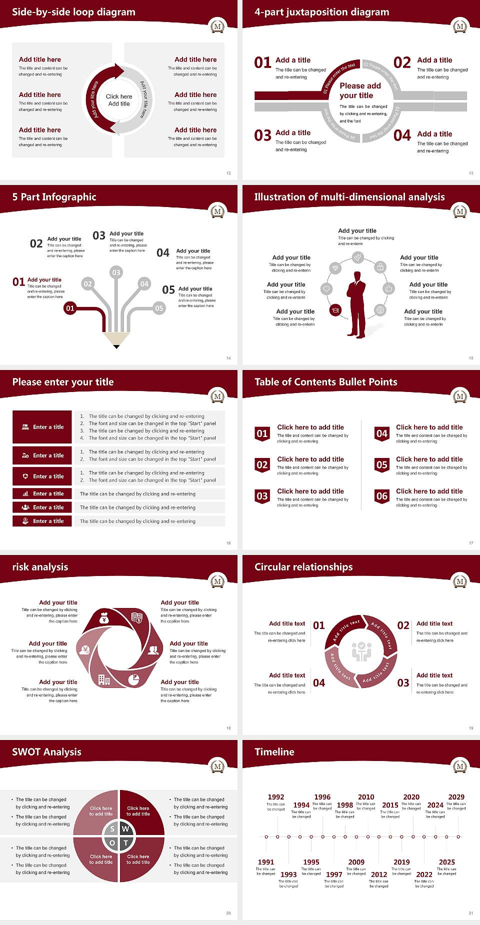 Martin University Academic Presentation/Research Findings Report PPT Template4:3 ratio PPT effect preview image3