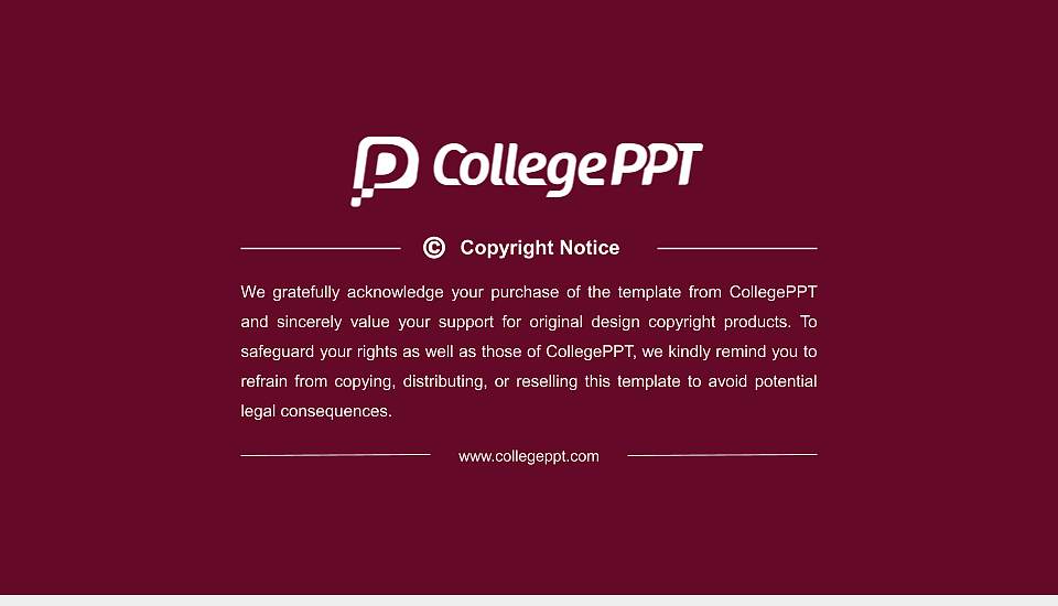 Maryville College Thesis Proposal/Graduation Defense PPT Template16:9 ratio PPT effect preview image5
