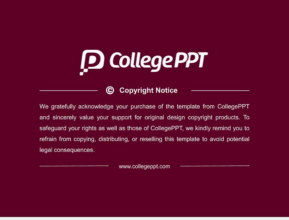 Meredith College Resume PPT Template4:3 ratio PPT effect preview image5