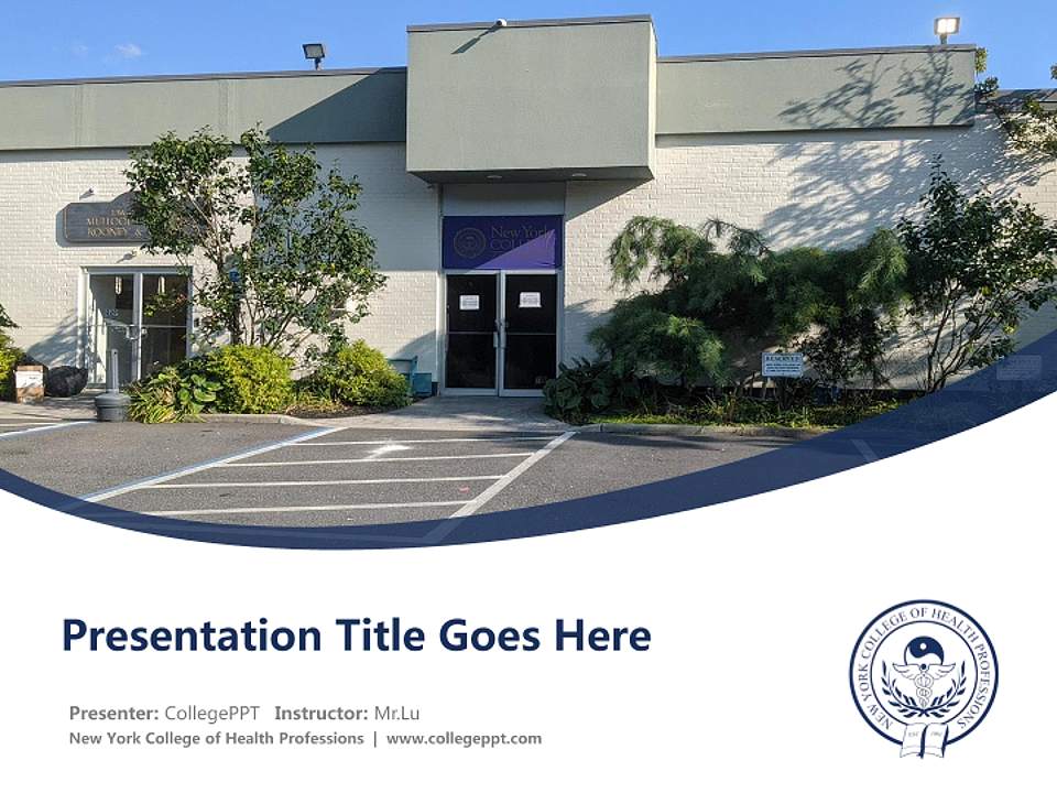 New York College of Health Professions Course/Courseware Creation PPT Template4:3 ratio PPT effect preview image5