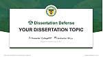 Marywood University Graduation Thesis Defense PPT Template