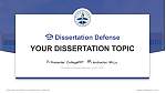 Midwestern University-Glendale Graduation Thesis Defense PPT Template