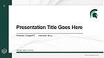 Michigan State University Thesis Proposal/Graduation Defense PPT Template