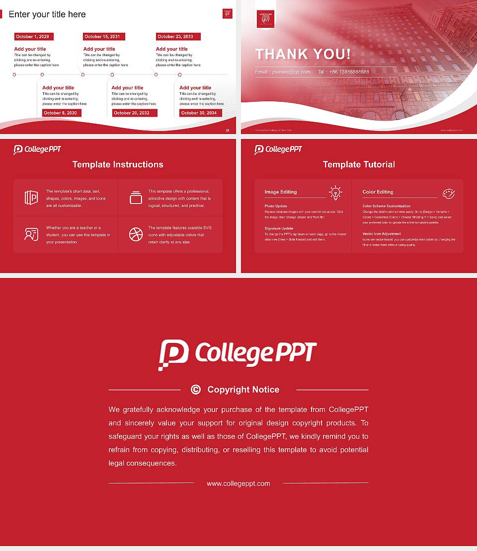 Metropolitan College of New York Lecture Sharing and Networking Event PPT Template16:9 ratio PPT effect preview image4