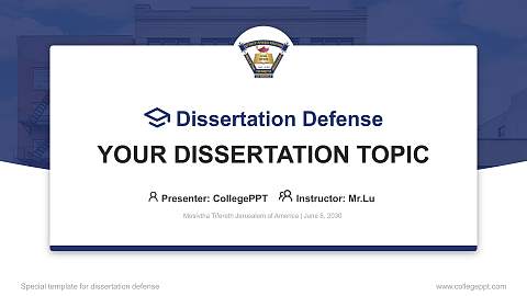 Mesivtha Tifereth Jerusalem of America Graduation Thesis Defense PPT Template