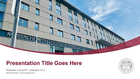 Mcphs University Course/Courseware Creation PPT Template