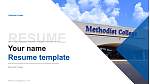 Methodist College Lebenslauf Powerpoint Vorlage
