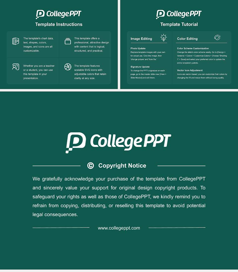 Mercyhurst University Course/Courseware Creation PPT Template4:3 ratio PPT effect preview image5