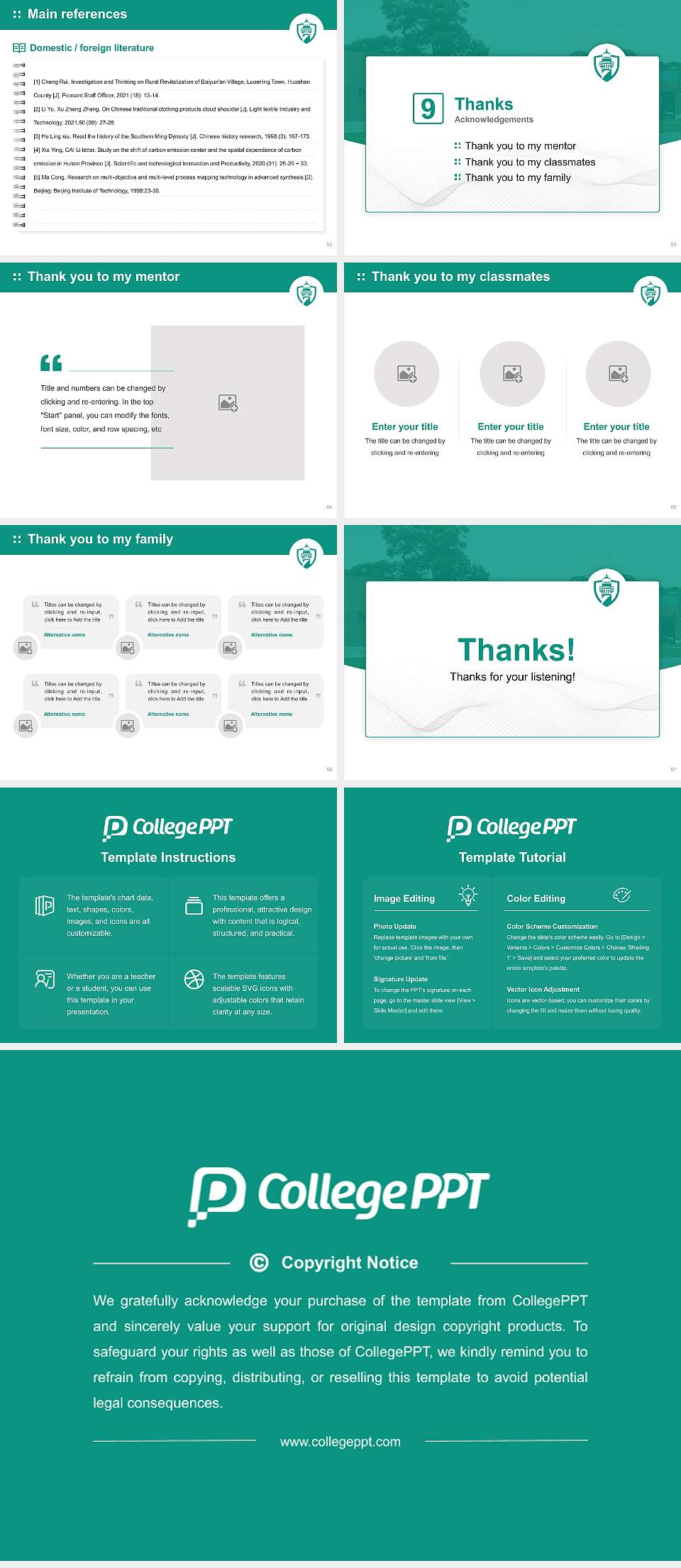 Mid-Atlantic Christian University Graduation Thesis Defense PPT Template4:3 ratio PPT effect preview image7