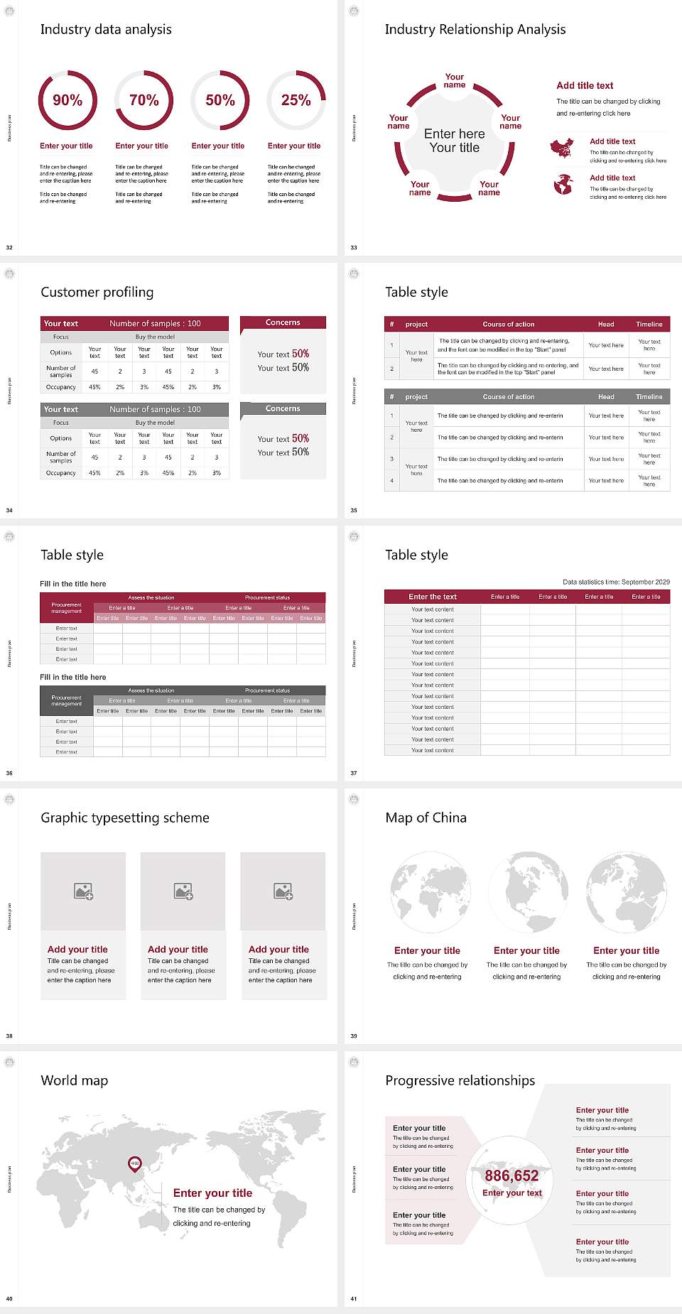 Mcphs University Competition/Entrepreneurship Contest PPT Template4:3 ratio PPT effect preview image5