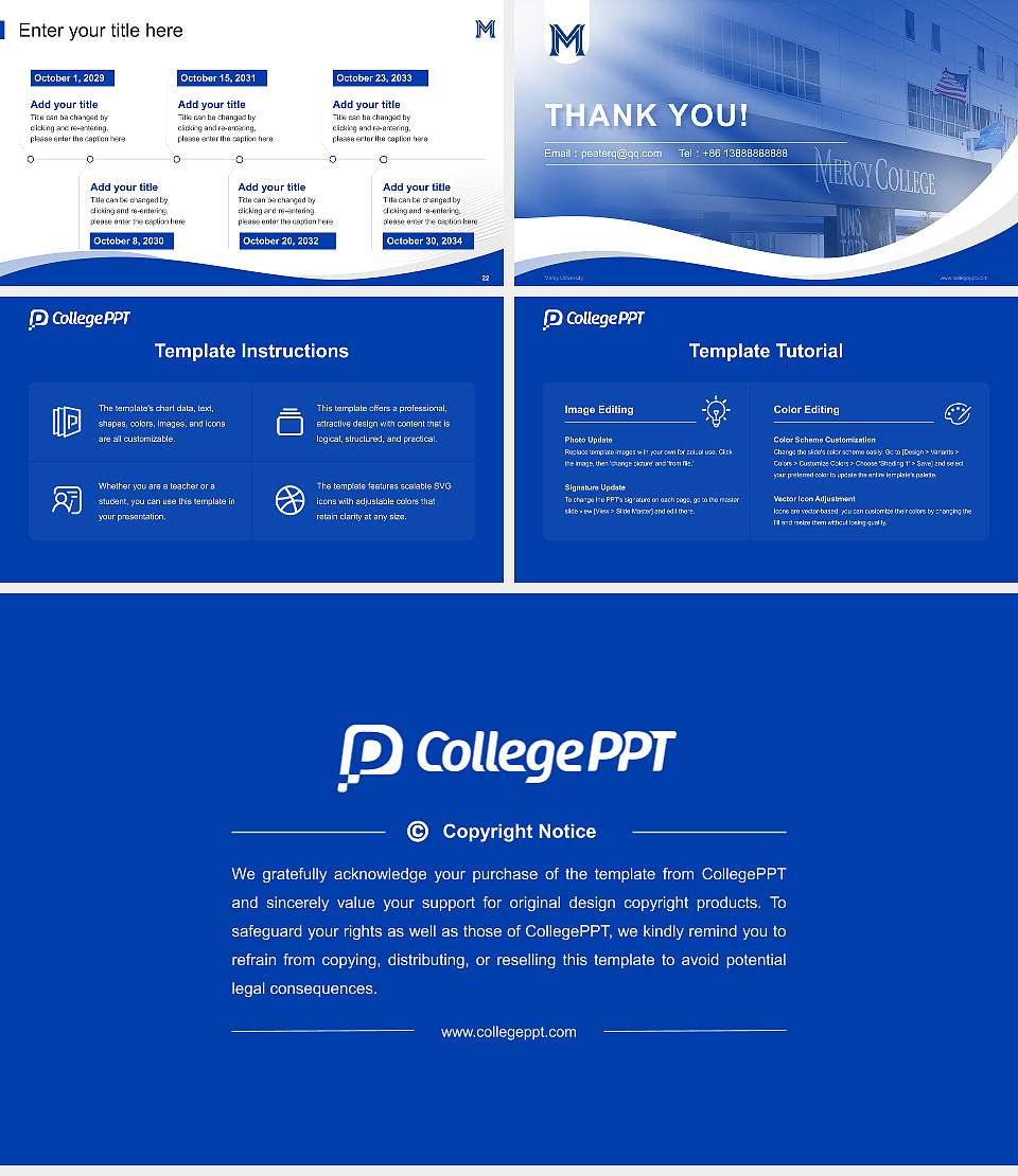 Mercy University Lecture Sharing and Networking Event PPT Template16:9 ratio PPT effect preview image4
