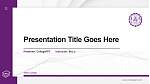 Miles College Thesis Proposal/Graduation Defense PPT Template